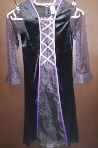 Kids Costumes to Hire - Purple & Black dress - GIRL